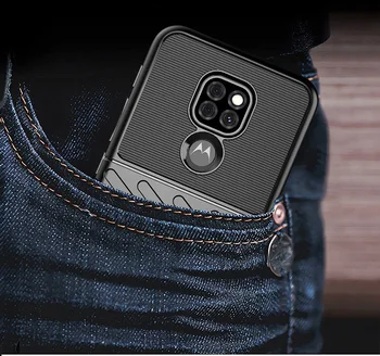 Slim Full-Telo Ochranný kryt, Anti-scratch Šok Absorpciu Pružného TPU Gumené puzdro pre Motorola Moto G9/Moto G9 Hrať