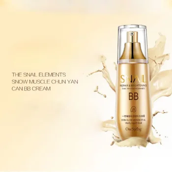 Slimák BB CC Sun Cream Whitening Liquid Base Nadácie Korektor Hydratačné Oil Control Leštenie Primer make-up kosmetik