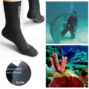 SLINX 3 mm Plávanie Boot Potápanie Plavky Neoprén, Neoprénové Ponožky Potápanie Proti Poškriabaniu Otepľovanie Šnorchlovanie Ponožky
