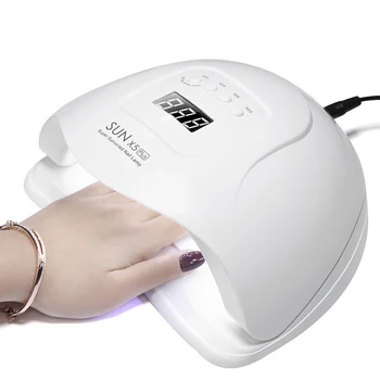 SLNKO 5X Plus na Nechty, Vlasy 80W UV LED Lampa Digitálny Displej Rýchlosť Sušenia Gélové Nechty Lampa Ružová, Biela Manikúru, Nail Art Nástroje