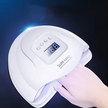 SLNKO 5X Plus na Nechty, Vlasy 80W UV LED Lampa Digitálny Displej Rýchlosť Sušenia Gélové Nechty Lampa Ružová, Biela Manikúru, Nail Art Nástroje