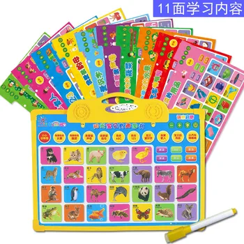 Slnko, Baby, Čínsky, anglický Dvojjazyčné Audio voice knihy pre Deti, vek 3-6 Čínskych znakov pinyin elektronické knihy dieťa