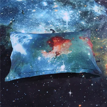 Slnovrat Textil, 3D Vysoká Kvalita Galaxy posteľná bielizeň Nastaviť Mliečna Cesta Štýl Posteľ Obloženia Twin/Queen Size Bed Sheets Perinu 4pcs Nastaviť