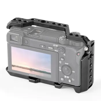 SmallRig A6400 Fotoaparát Klietka pre Sony Alpha A6300 / A6400 / A6500 / A6100 Fotoaparát w/ 1/4 3/8 Závitové Otvory pre Vlog DIY Možnosť 2310