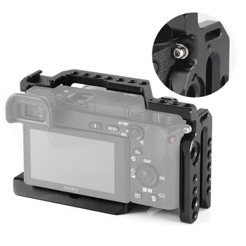 SmallRig Fotoaparát Klietka pre Sony A6500 ILCE-A6500 s Nato Železničnej Cold Shoe držiak Na Hornej Pre Magic Arm Micorphone pripojiť 1889