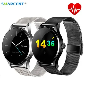 Smarcent K88H Smartwatch Bluetooth Srdcového tepu Sledovať Náramkové hodinky Krokomer Rýchlej Smartwatch Telefón Android IOS