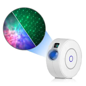 Smart APP Kontrolované LED Star Projektor Laser Galaxy Hviezdne Nebo Projektor Rotujúce Vody Mávali USB Nočné Svetlo Vianočný Darček