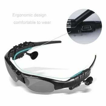 Smart Bluetooth Slnečné Okuliare Stereo Handsfree Headset