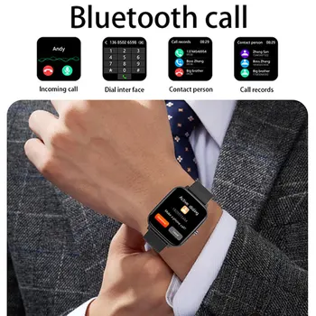 Smart Hodinky 2021 Muži Ženy Hodinky Vodotesné Vlastné Dial Bluetooth Hovor Krvný Tlak Kyslíka v Krvi, Smartwatch Pk IWO 46 P8 P9