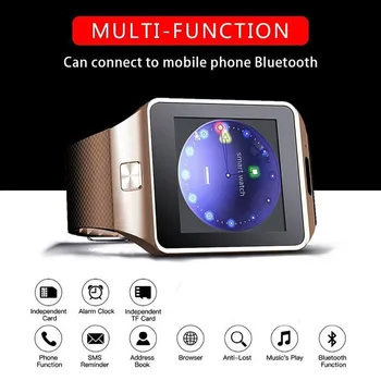 Smart Hodinky Dz09 Smart Hodiny Podpora Tf Sim, Fotoaparát Muži Ženy Šport Bluetooth Náramkové Hodinky Pre Samsung Huawei Xiao Telefón Android