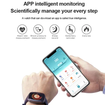 Smart Hodinky GT103 Bluetooth Srdcovej frekvencie Smartwatch Krvný Tlak Fitness Hovor Správu Vodotesný Náramok pre Xiao iPhone iOS
