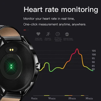 Smart Hodinky mužov Kovový Remienok kapela Bluetooth Smartwatch Podporu volania Informácie Srdcového tepu, krvného tlaku Fitness tracker