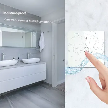 Smart Home Pre APLIKÁCIU WIFI+RF433 Alexa Domovská stránka Google Hlasové Ovládanie Smart Switch EÚ 1 2. Spôsob Cesta 3 Spôsob, ako 100-240V vypínač