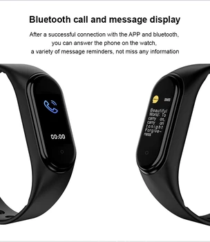Smart Kapela Fitness náramok M5 Športové Hodinky Krokomer Srdcovej frekvencie, Krvného Tlaku Bluetooth Hovor Wirstband Nepremokavé Smartband