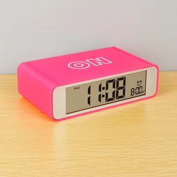 Smart LED Digitálny Budík Flip Sledovať Prebudiť Nočné Hodiny, Rádio S Dotyk Svetla Spánok Elektronické Hodinky Tabuľka Hodinky