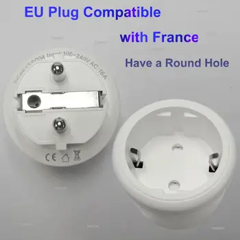 Smart Plug Wif Zásuvky EÚ Power Monitor 16A Francúzsko Časovač, Diaľkové Ovládanie Bezdrôtových Tuya Alexa Domovská stránka Google IFTTT Wifi Adaptér Zásuvky