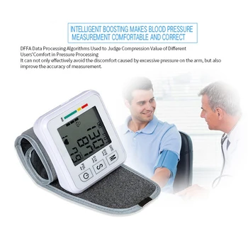 Smart Rameno Krvný Tlak Monitor meter Putá Lekárske Sestra Zariadenie Sphygmomanometer Krvný Tlak Domácej Zdravotnej Detektor stroj