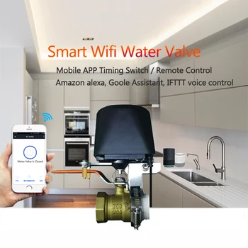 Smart WiFi Tuya Pracovať S Alexa Domovská stránka Google Asistent IFTTT Automatické Plynu, Vody Ventil APLIKÁCIU Diaľkové Ovládanie Vypnúť Radič