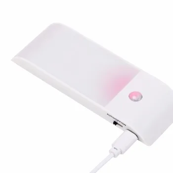 SMD LED Senzor Svetla USB Nabíjateľné Pod Skriňu Osvetlenie Magnet PIR Snímač Pohybu, Nočné svetlá Pre Skrine, Šatník Kuchyňa