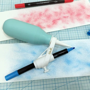 Sme R Značku Airbrush Známky Pero sprej pero Splash Účinok Stippling Vzduchu Vyhodiť Pero DIY Karty, Zápisník Dekorácie Nástroje, potreby pre maliarov