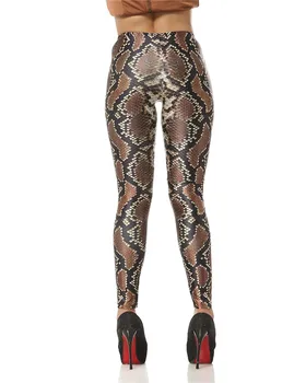 SnakeSkin Legíny 3D Tlač Fitness Legíny Ženy Leggins Sexy Štíhla, Pružná Príčinné Legíny Plus Veľkosť