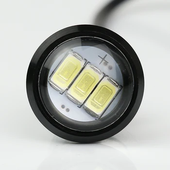 SNCN 10pcs LED Eagle Eye Svetlá pre Denné svietenie DIY DRL 12v 24v 18 mm 23 mm Ultra Tenké Auto Svetlá Zdroj Lampa Výstražné Svetlo