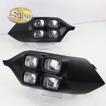 SNCN 2KS LED Denných prevádzkových Svetlo Na Mitsubishi Pajero Sport 2016 2017 2018 Nepremokavé ABS 12V Auto DRL Hmlové Svietidlo Dekorácie