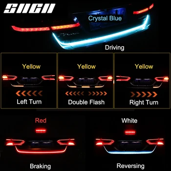 SNCN batožinového priestoru Osvetlenie LED Pásy Auto Dynamické Streamer zadné Svetlá Pre Volvo S60 S90 V40 V60 V90 XC40 XC60 XC90 V70 CX70 S40 S70 S80