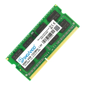 SNOAMOO Notebook Pamäť DDR3 2GB 4GB 1333MHz 1600MHz PC3-10600S 1,5 V so-DIMM Pre Notebook Ram