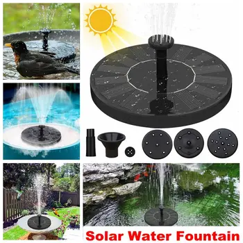 Solárne Fontány, Záhradné Mini Plávajúce Vodné Fontána 16 cm Pumploating Vonkajšie Vodopád Bazén, Rybník Dekorácie