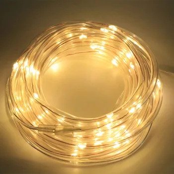 Solárne String Medi Svetlá 12m 100LED / 7m 50 LED Vodotesný Vonkajší Veniec Solárne Lampy Vianoce Pre Záhradné Dekorácie