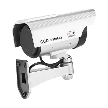 Solárny Falošné Kamery Figuríny Kamery Vysokej Simulácia CCTV Kamery Home Security Dohľadu Fotoaparát S Led Blikajúce Červené Svetlo