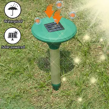 Solárny Ultrazvukové Had Repeller Sonic Mol Vole Had Myši Hlodavce Záhrada Dvore Pešti Contorl Mosquito Repeller
