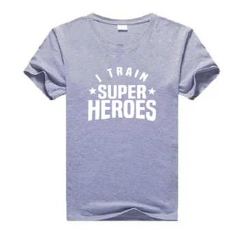 Som Vlak Superhrdina Hrdinovia Listov Tlač T-shirt dámske Top Bežné Harajuku Bavlna Tees Letné Vonkajšie Plus Veľkosť 0-Neck T-Shirts