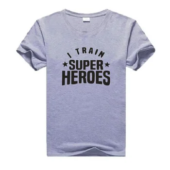Som Vlak Superhrdina Hrdinovia Listov Tlač T-shirt dámske Top Bežné Harajuku Bavlna Tees Letné Vonkajšie Plus Veľkosť 0-Neck T-Shirts