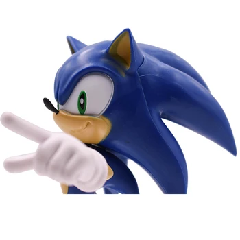 Sonic Akcie Obrázok 20. Výročie Sonic Hračka Vianočný Darček s box Pre Deti Hot Hračky 17 cm