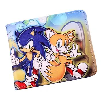 Sonic The Hedgehog Bi-Fold Peňaženky, Kreditné Karty Prípade Držiak Na Kabelku