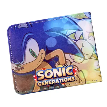 Sonic The Hedgehog Bi-Fold Peňaženky, Kreditné Karty Prípade Držiak Na Kabelku