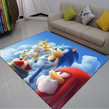 Sonic the Hedgehog Cartoon Chodbe Oblasti Koberce, kancelársky Stôl Koberce, Kúpeľňa Proti Sklzu Koberce Deti hrajú na Koberec Spálne Podlahové Rohože