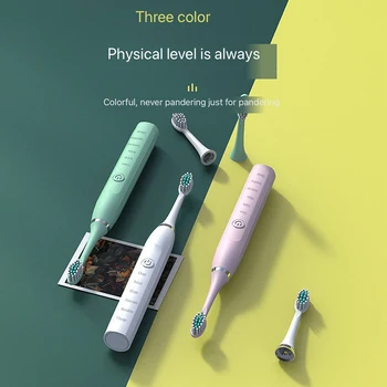 Sonická elektrická zubná kefka USB nabíjateľné IPX7 nepremokavé päť štetcov režimy automatického kefka na zuby, bielenie zubov Xaomi