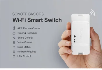 SONOFF DIY základné R3 Smart home Prepnite položku WIFI radič časovač pracovať s Alexa domovská stránka Google IFTTT Homekit 2 ks 5 ks 10 ks