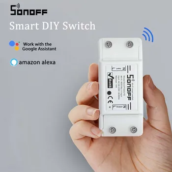 Sonoff Základné R2 Wifi Časovač Smart Switch Podporu eWelink APP Bezdrôtovej Domácej automatizácie Kompatibilný s Domovská stránka Google Alexa amazon