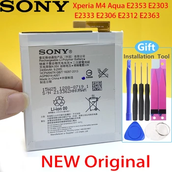 SONY Xperia M4 Aqua E2353 E2303 E2333 E2306 E2312 E2363 AGPB014-A001 Telefón Originálne 2400mA LIS1576ERPC Batérie