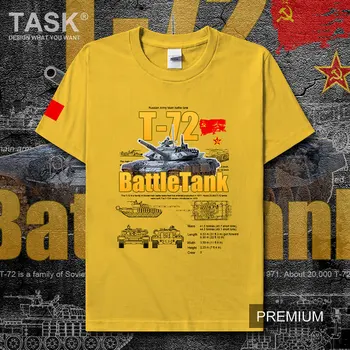 Sovietsky zväz T72 Hlavný Bojový Tank Varšava druhej Svetovej Vojny, Studenej Vojny, Armády Vojenské tričko pánske t-shirt bavlna nové letné oblečenie