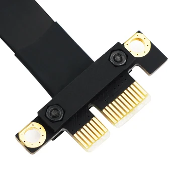 SP PCI-E 3.0 x1, aby x1 36PIN predlžovací kábel podpora pci express X4/X8/16 kompatibilné základnej dosky, grafickej karty, 90 stupňov