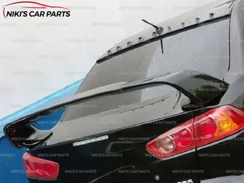 Spojler na streche pre Mitsubishi Lancer X rokov 2007-baldachýn s zubov ABS plast auto styling doplnky, dekorácie aerodynamický
