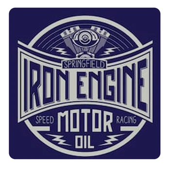 Springfield železa motora motorového oleja Racing speed Hot Rod Motorového Vozidla Nálepkou, Obtisky