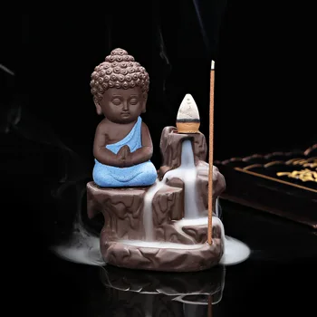 Spätnou lopatku tvorivé fialová arenaceous mladý mních dať kadidlo údené pece, keramické kadidlo horák
