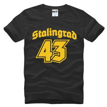 Stalingrad 1943 Vytlačené Muži Mens T Tričko Tričko Fashion 2018 Nový Krátky Rukáv O Krk Bavlnené tričko Tee Camisetas Hombre