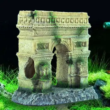 Staroveký Rímsky Stĺpec Arch Akvarijné Ryby Nádrži, Záhradné Dekorácie Vintage